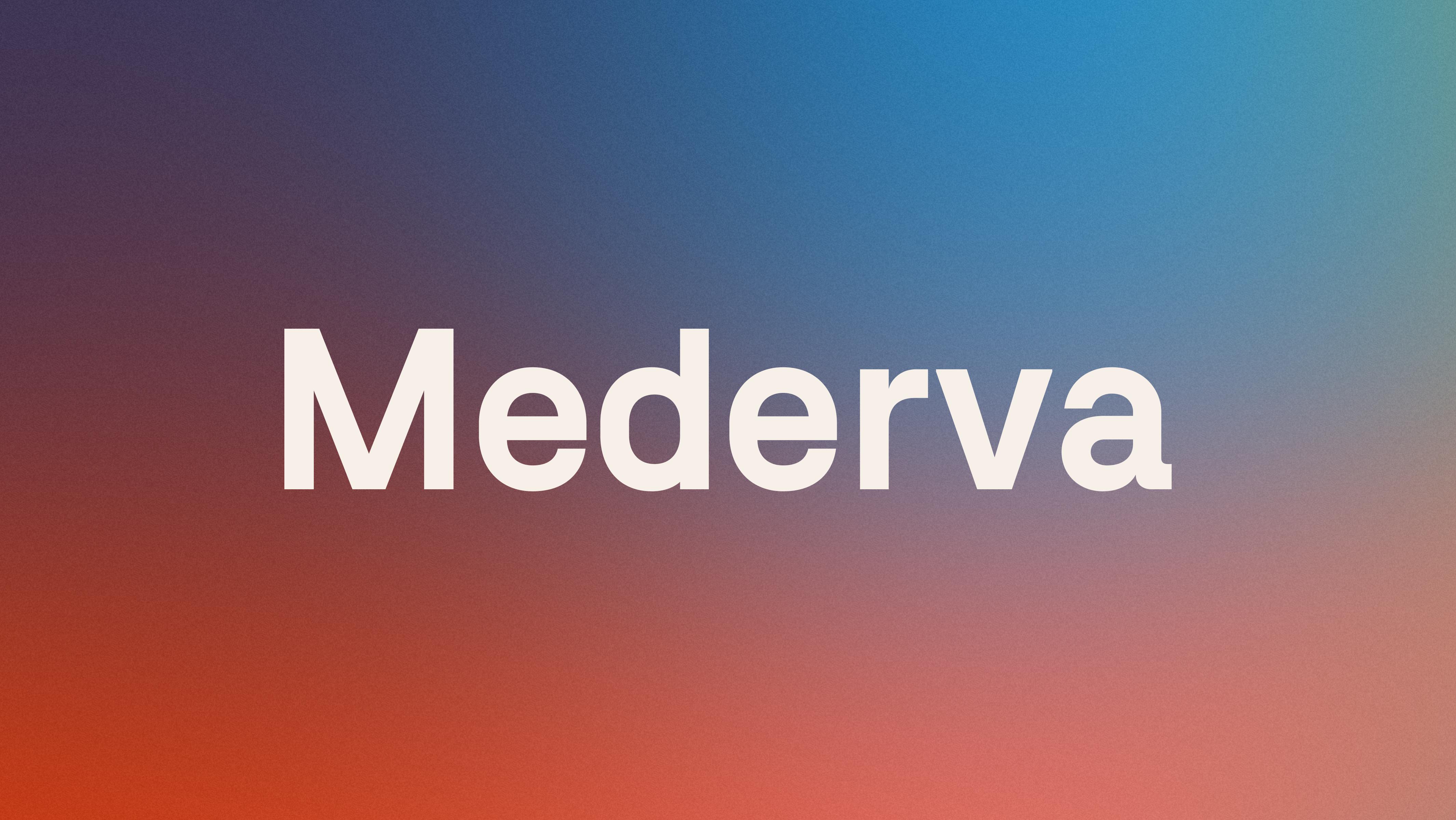 Mederva logo — gradient